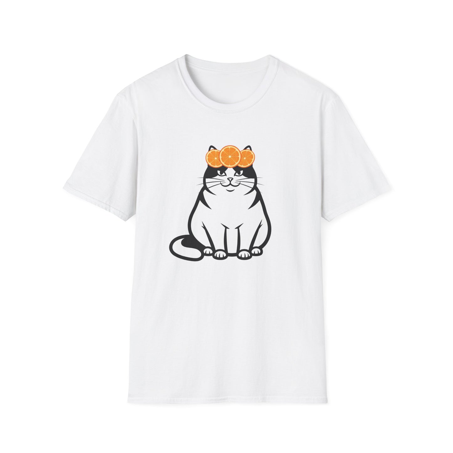 Cute Cat Softstyle T-Shirt | Gift for Cat Lovers