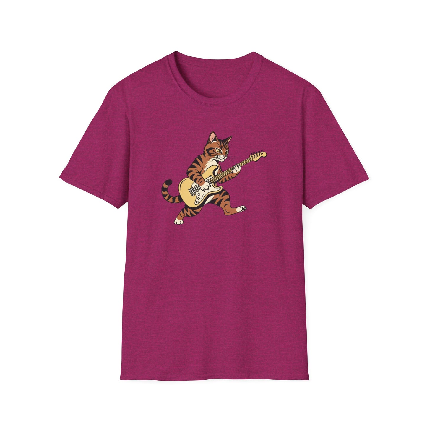 Rockin' Cat  T-Shirt | Cool Music & Pet Lover Tee