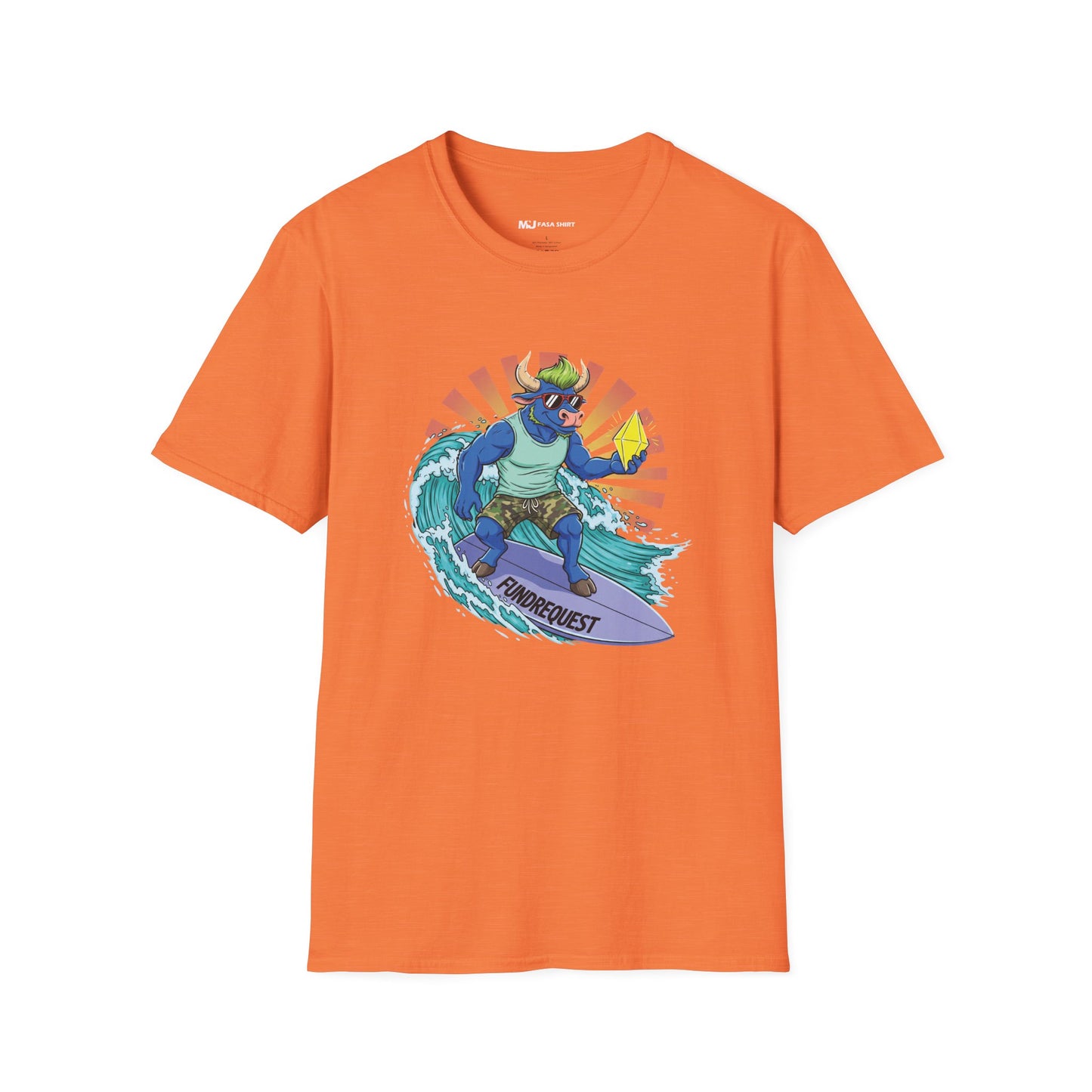 Surfing Dino T-Shirt | Fun Summer Tee for Dino Lovers
