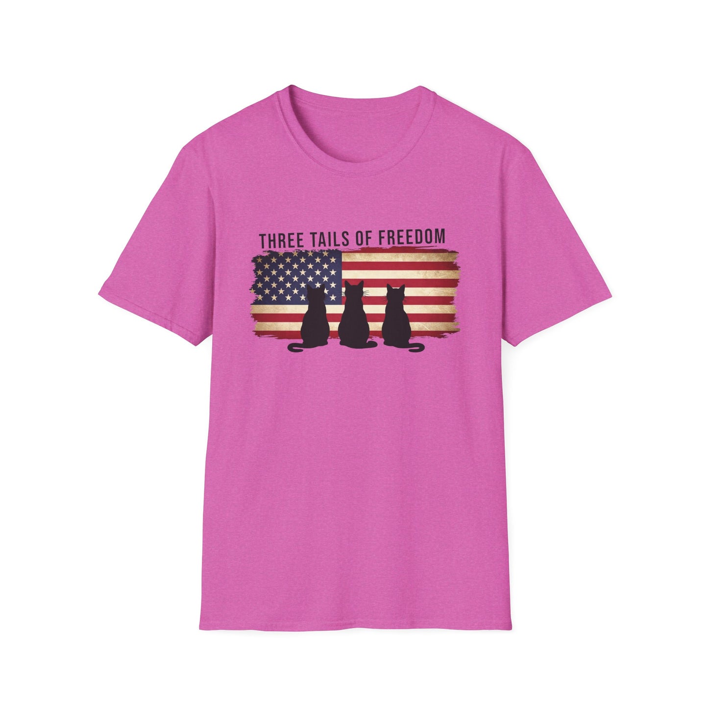 Cats and Freedom T-Shirt | Cat Lovers