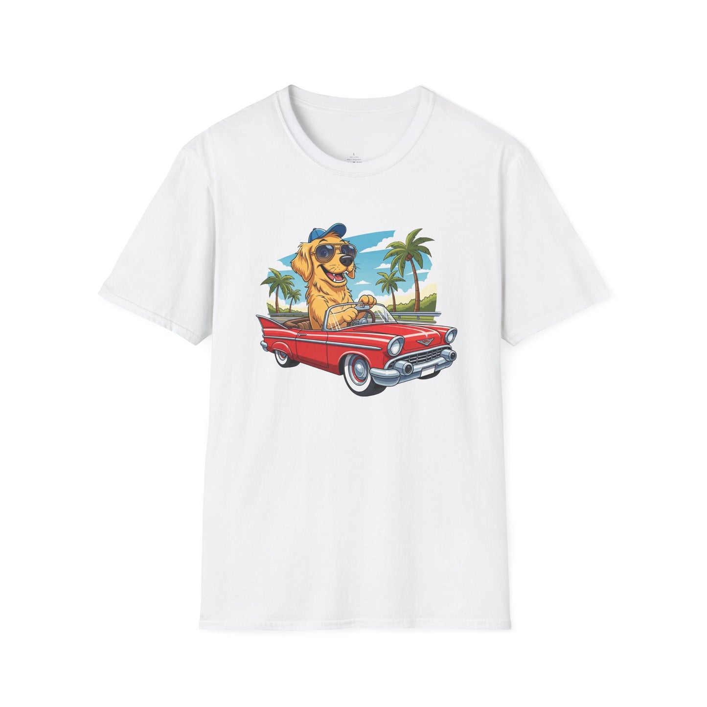 Dog Driving Car Tee