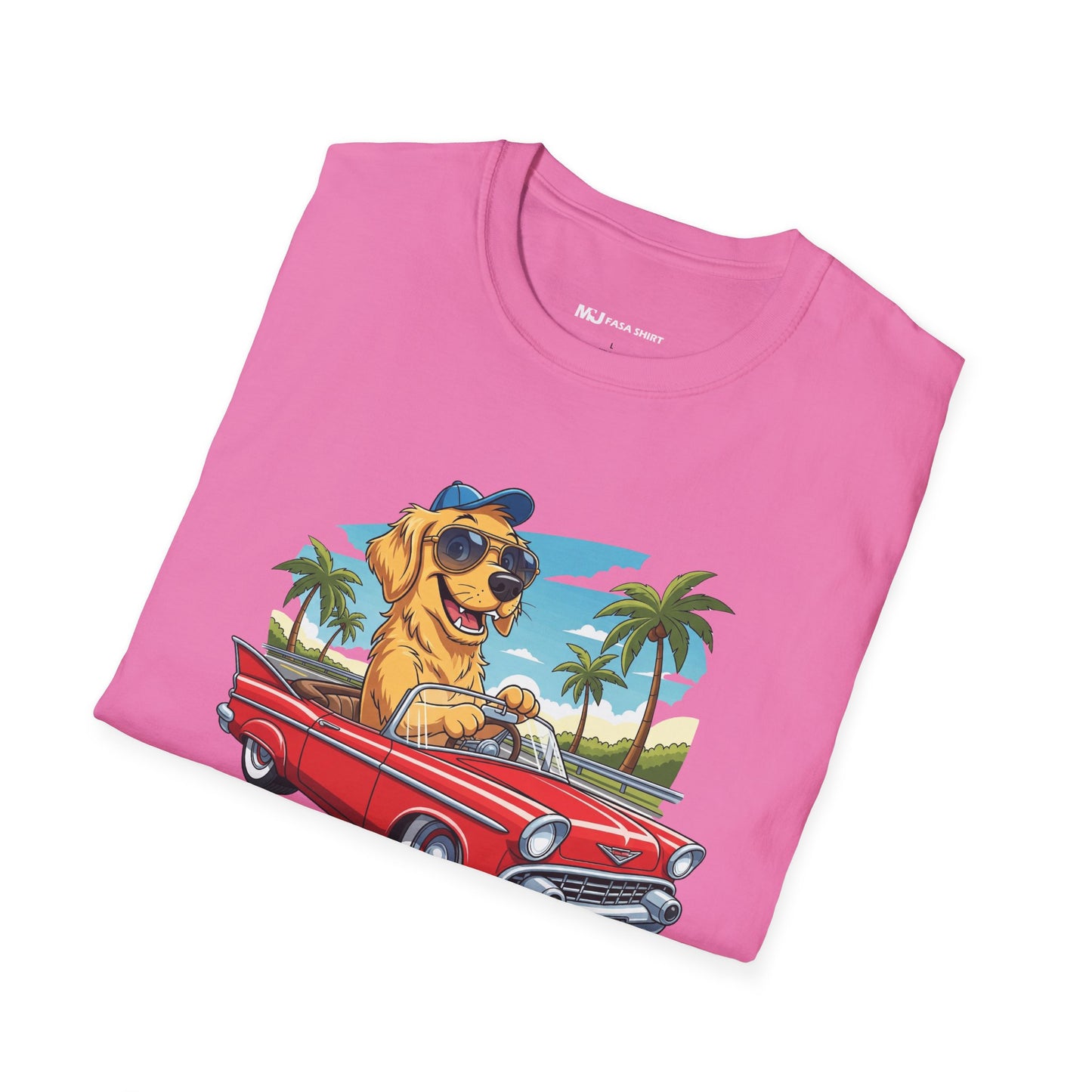 Dog Driving Car Tee