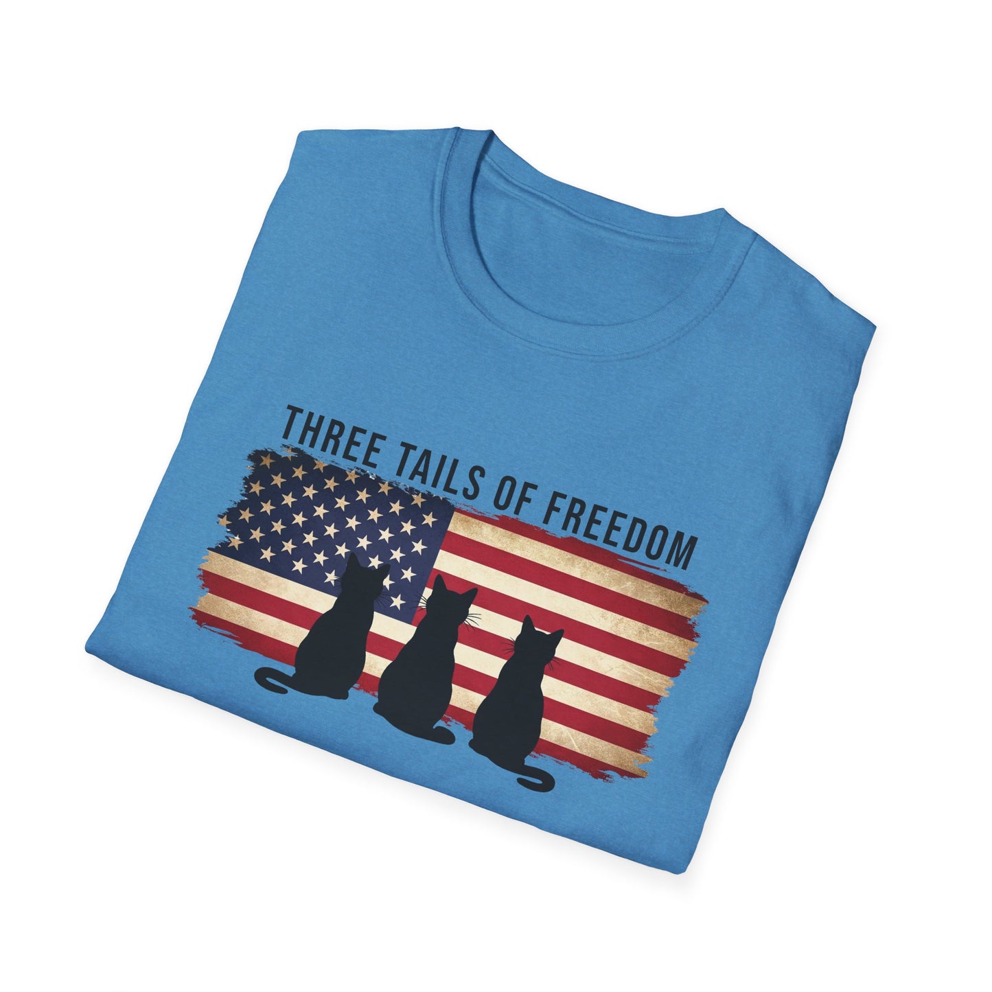 Cats and Freedom T-Shirt | Cat Lovers