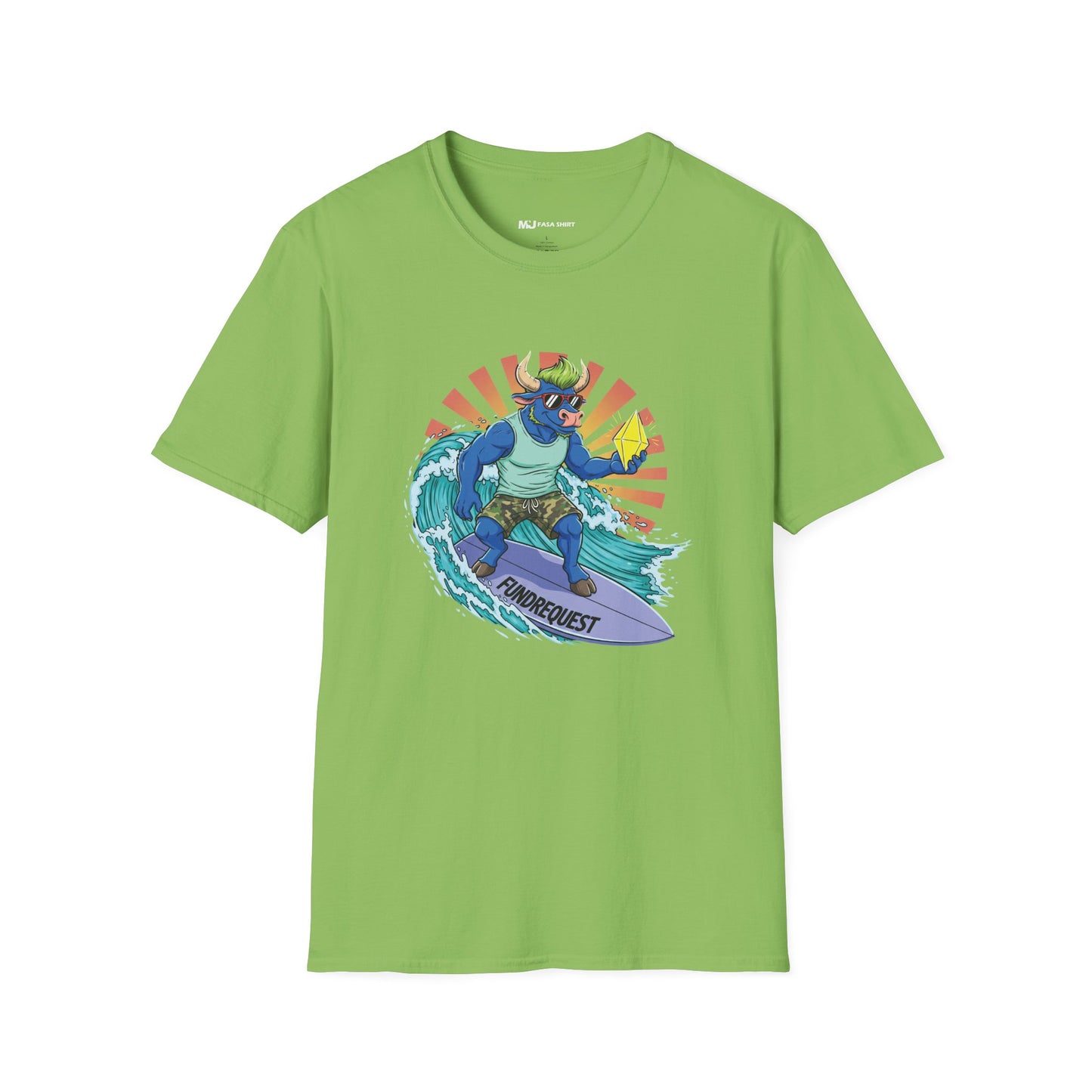 Surfing Dino T-Shirt | Fun Summer Tee for Dino Lovers