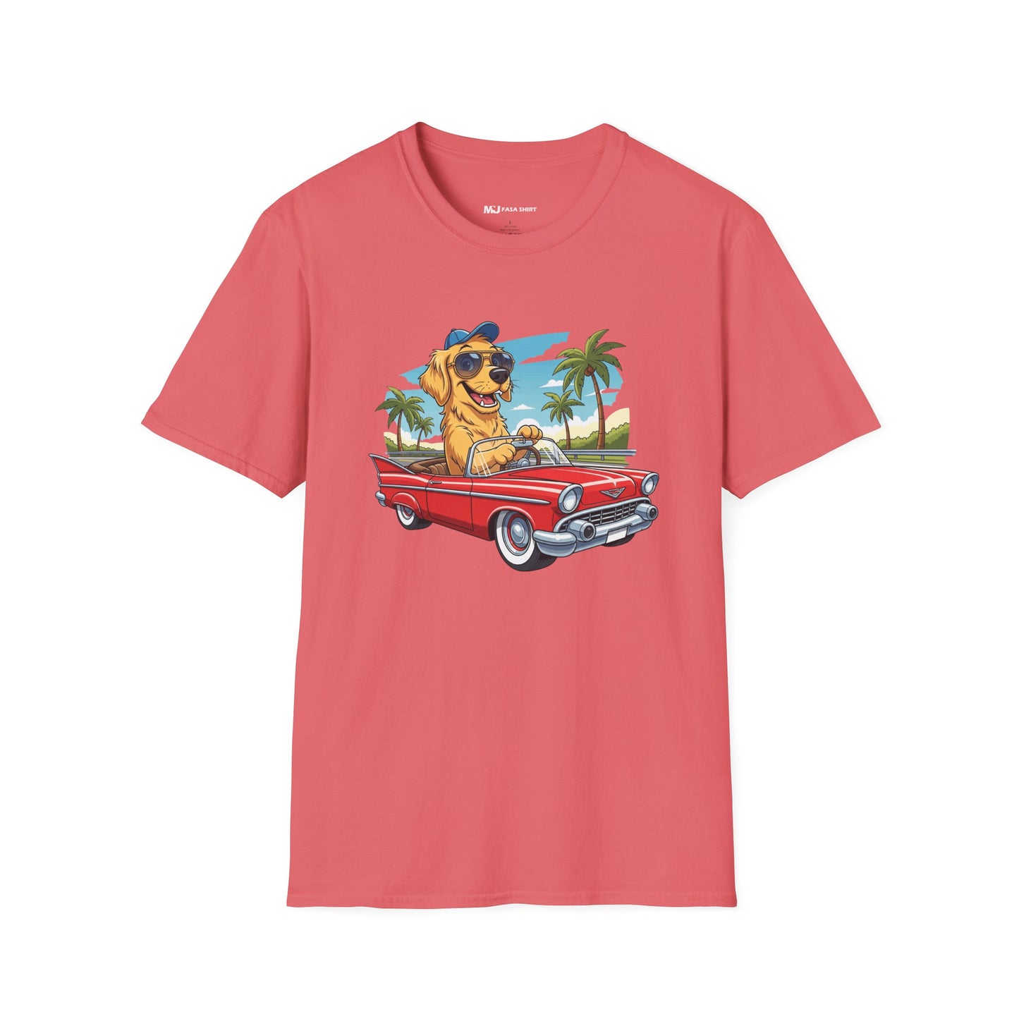 Dog Driving Car Tee