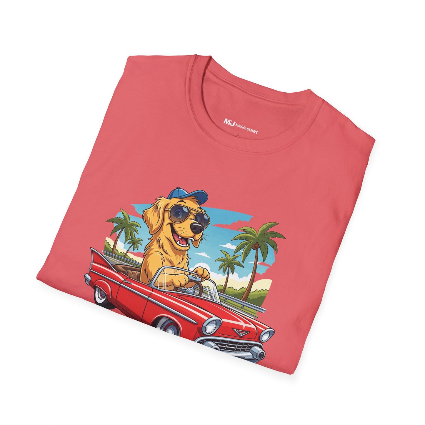 Dog Driving Car Tee