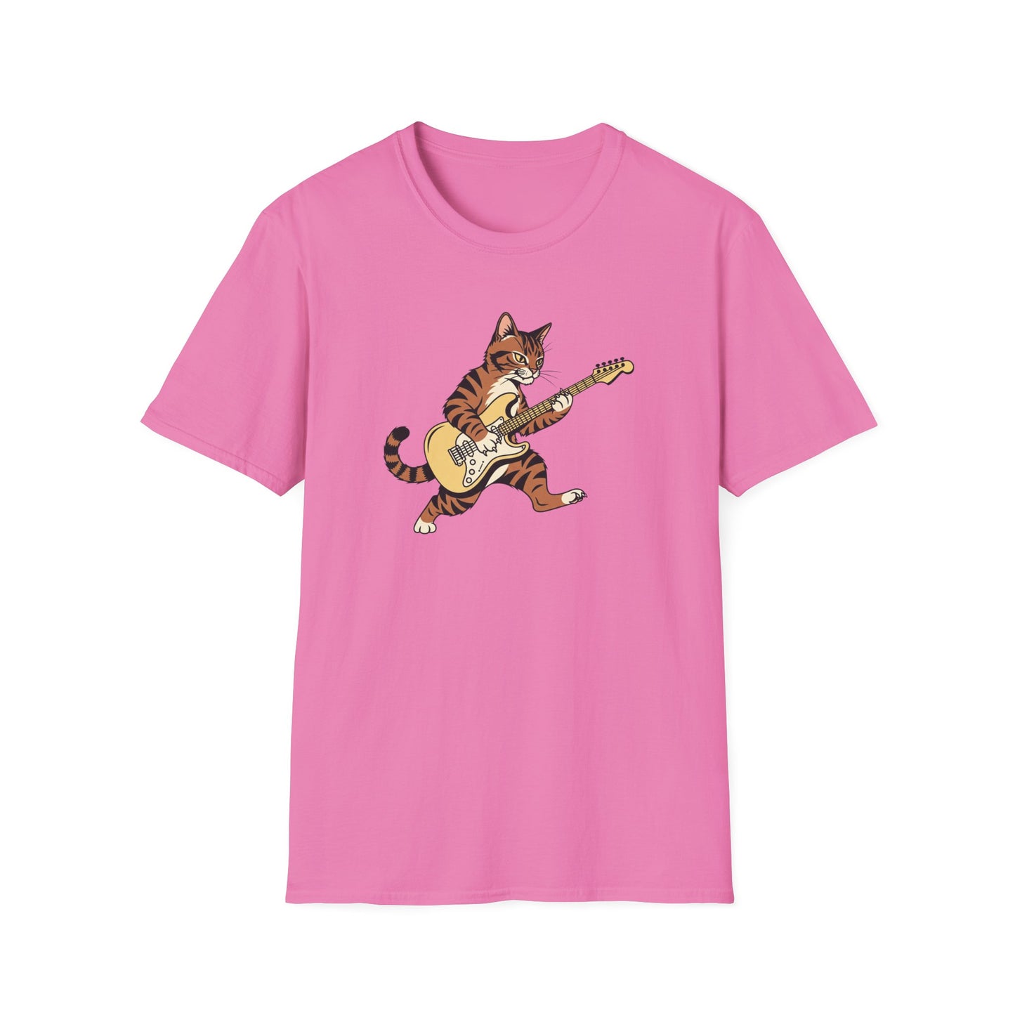 Rockin' Cat  T-Shirt | Cool Music & Pet Lover Tee
