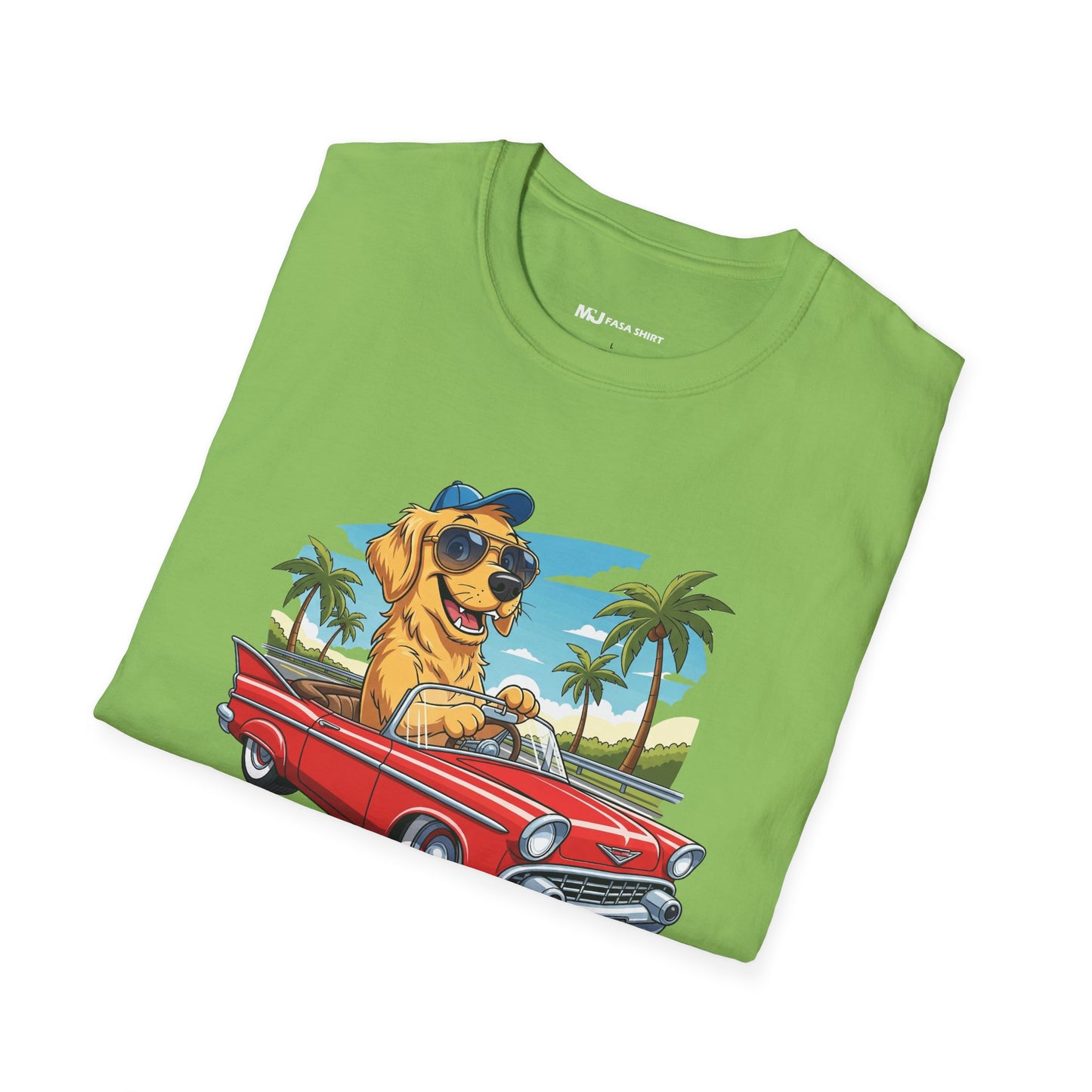Dog Driving Car Tee