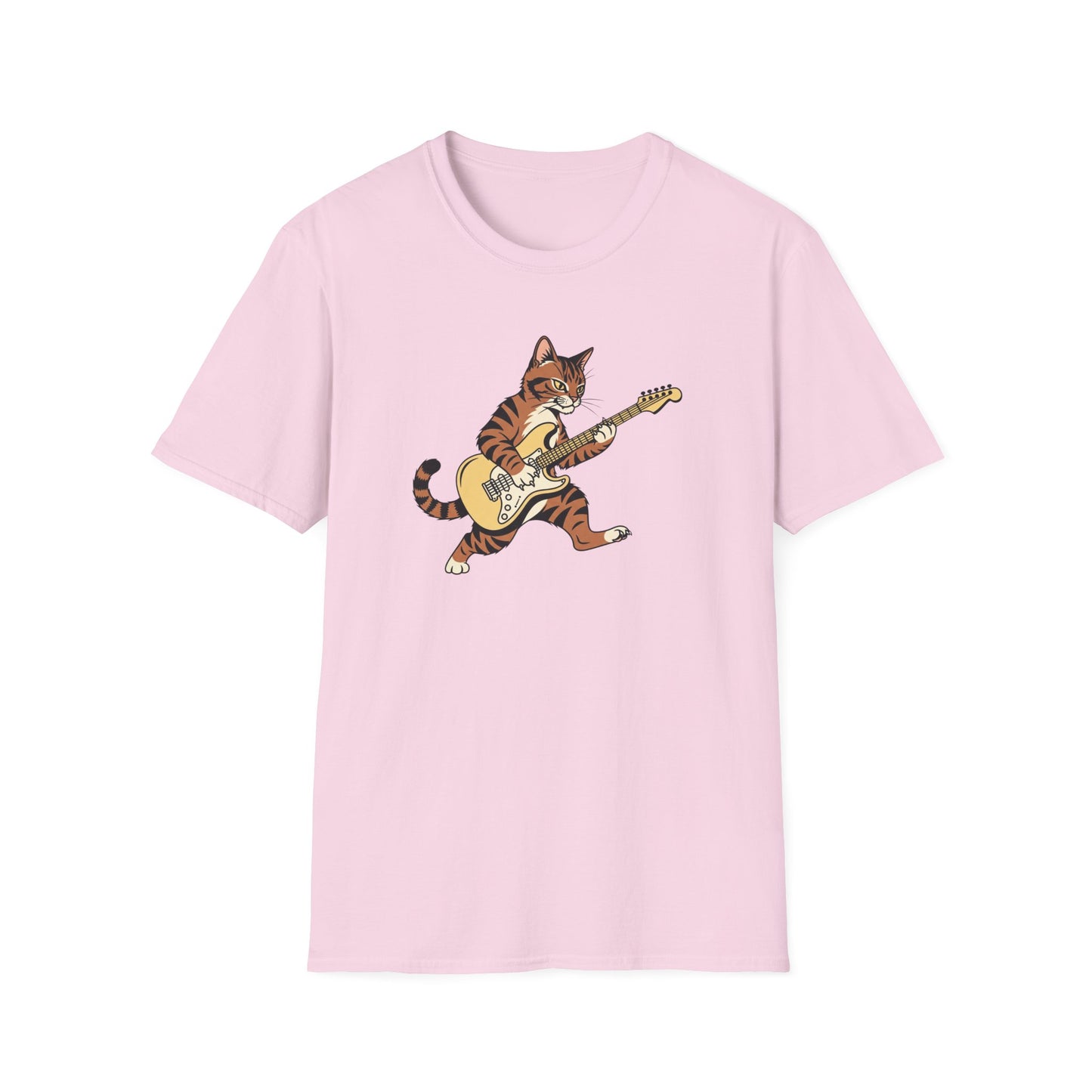 Rockin' Cat  T-Shirt | Cool Music & Pet Lover Tee