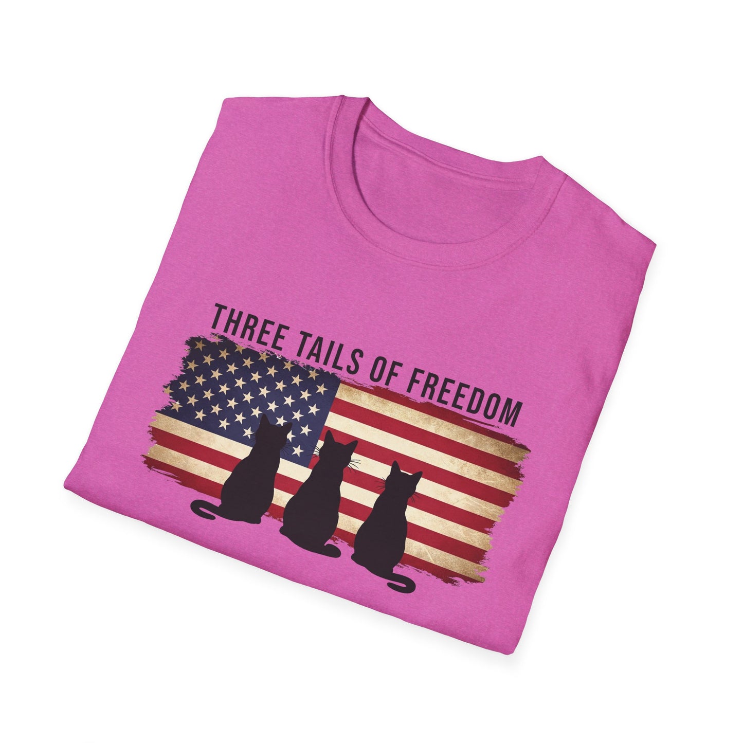 Cats and Freedom T-Shirt | Cat Lovers
