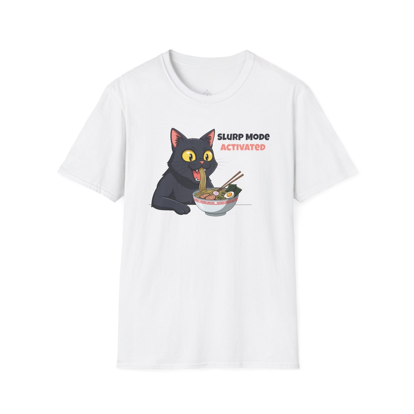 Slurp Mode Activated | Cat T-shirt π