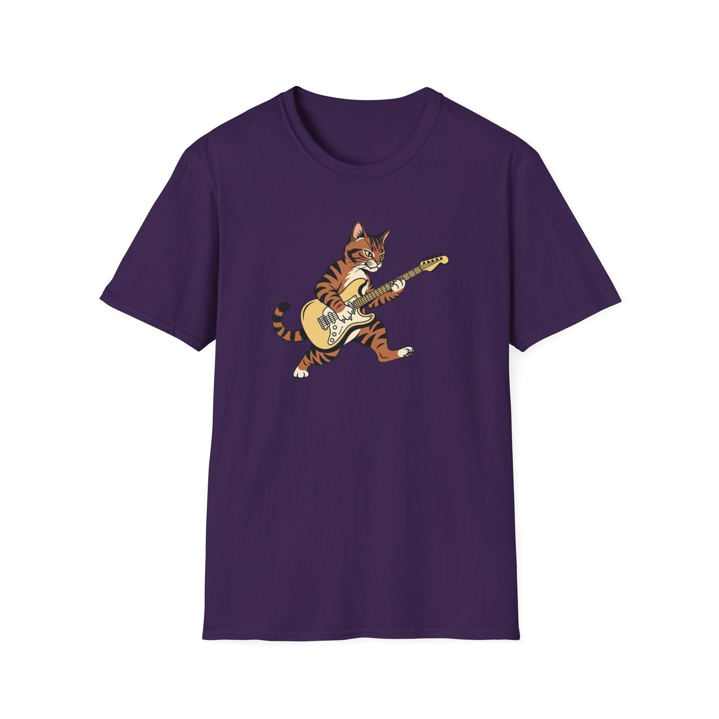 Rockin' Cat  T-Shirt | Cool Music & Pet Lover Tee