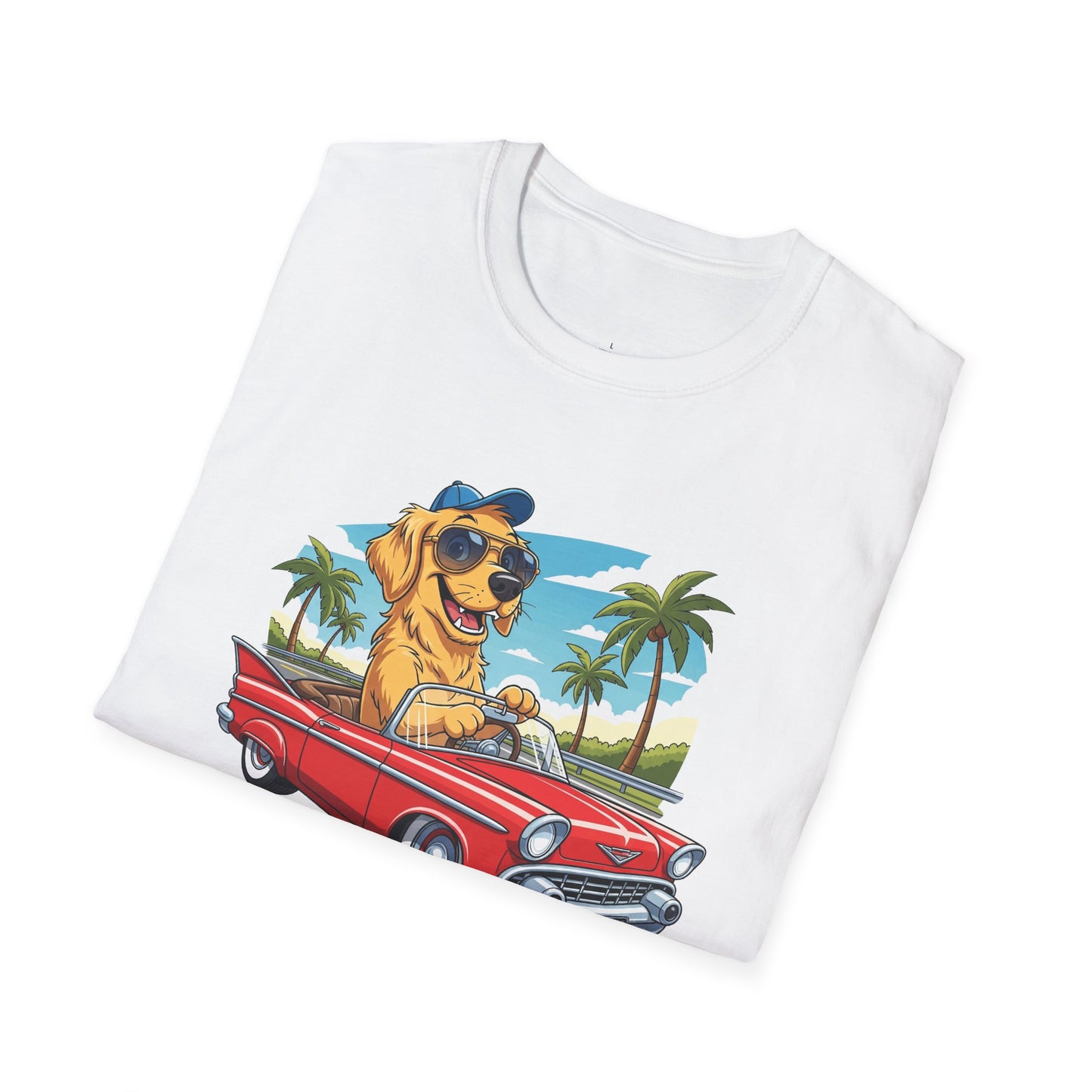 Dog Driving Car Tee
