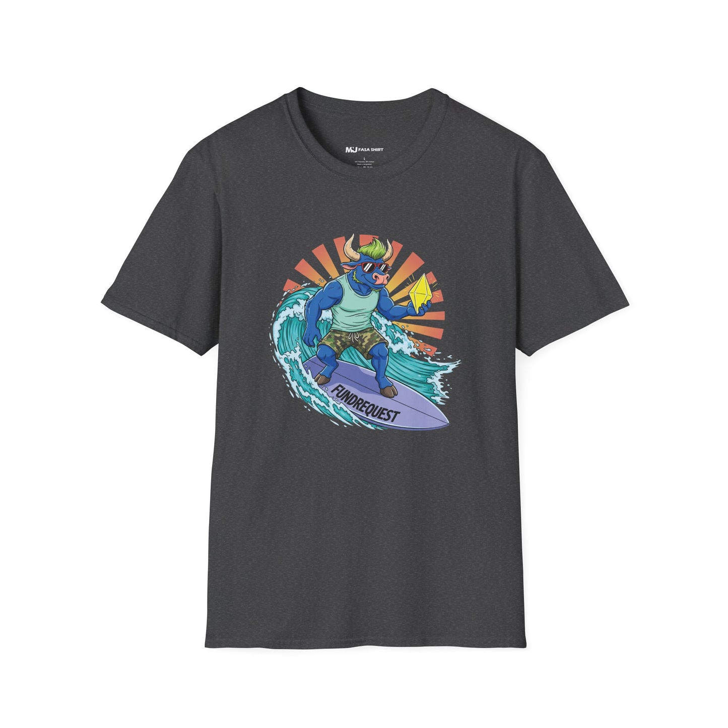 Surfing Dino T-Shirt | Fun Summer Tee for Dino Lovers