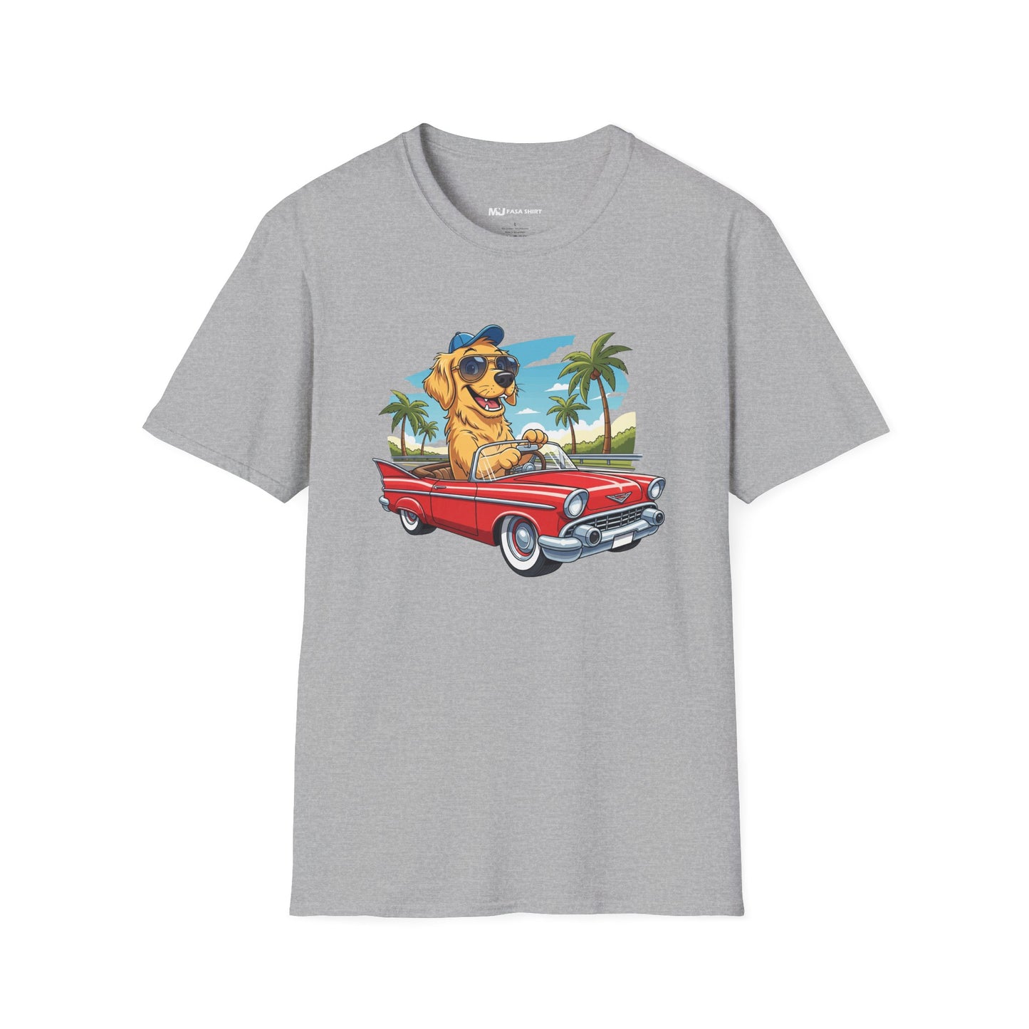 Dog Driving Car Tee