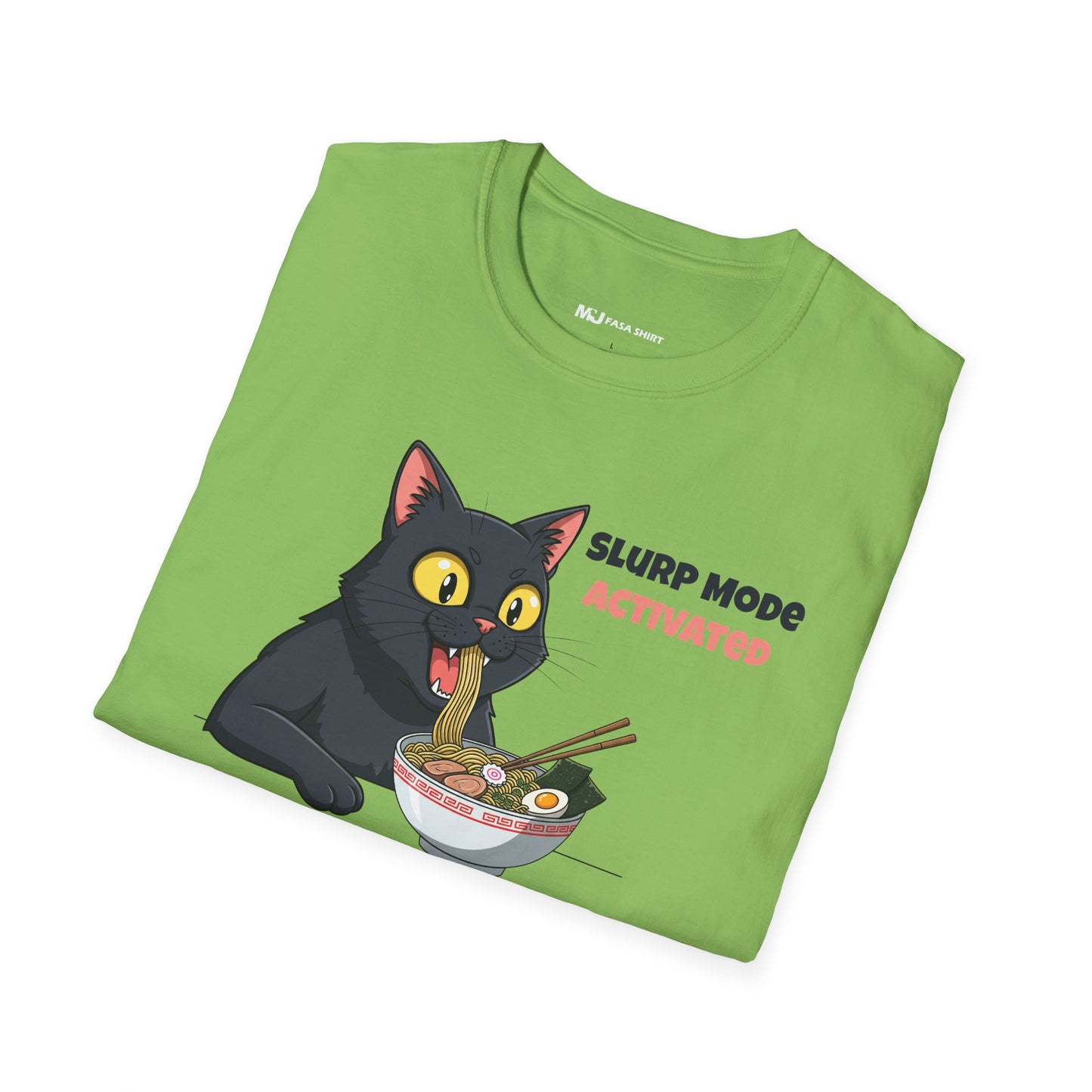 Slurp Mode Activated | Cat T-shirt π