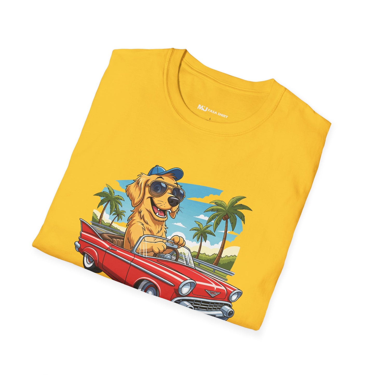 Dog Driving Car Tee