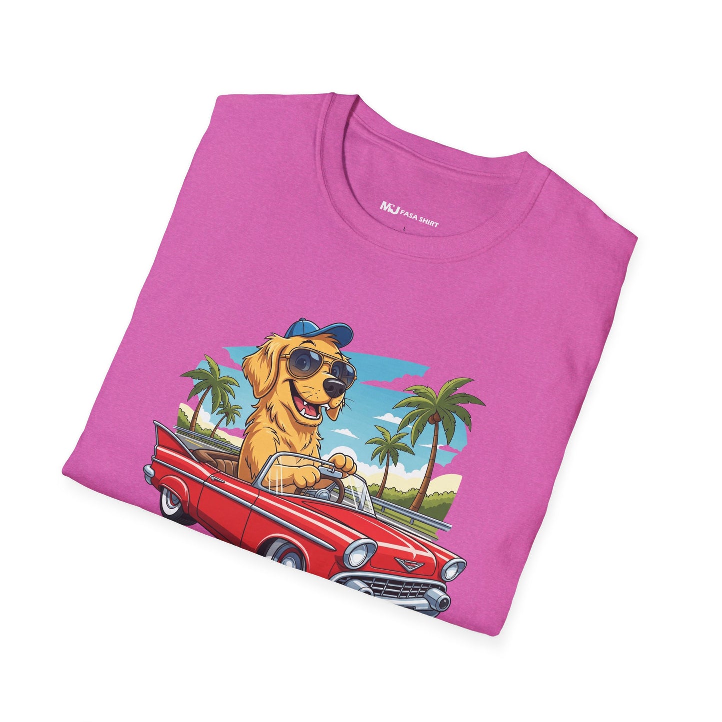 Dog Driving Car Tee
