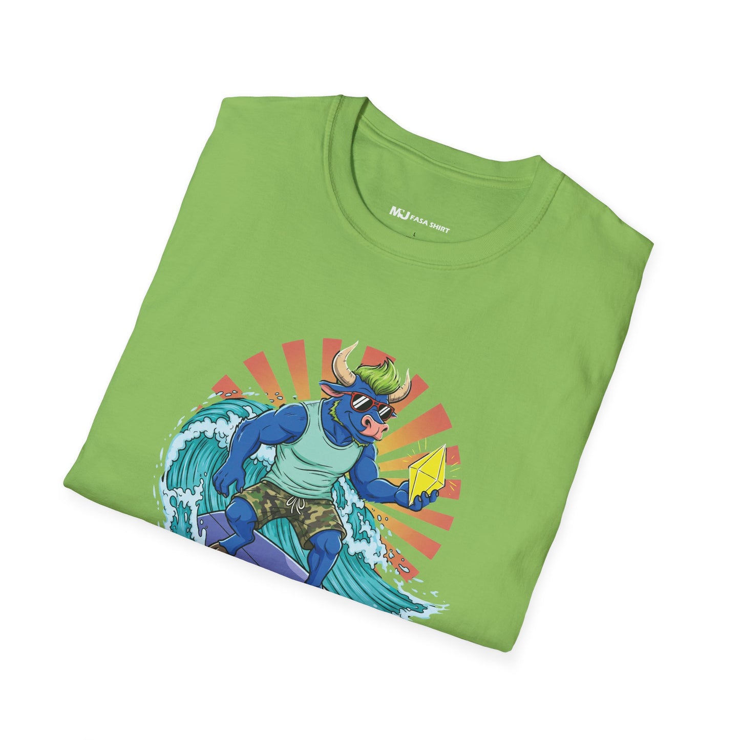 Surfing Dino T-Shirt | Fun Summer Tee for Dino Lovers