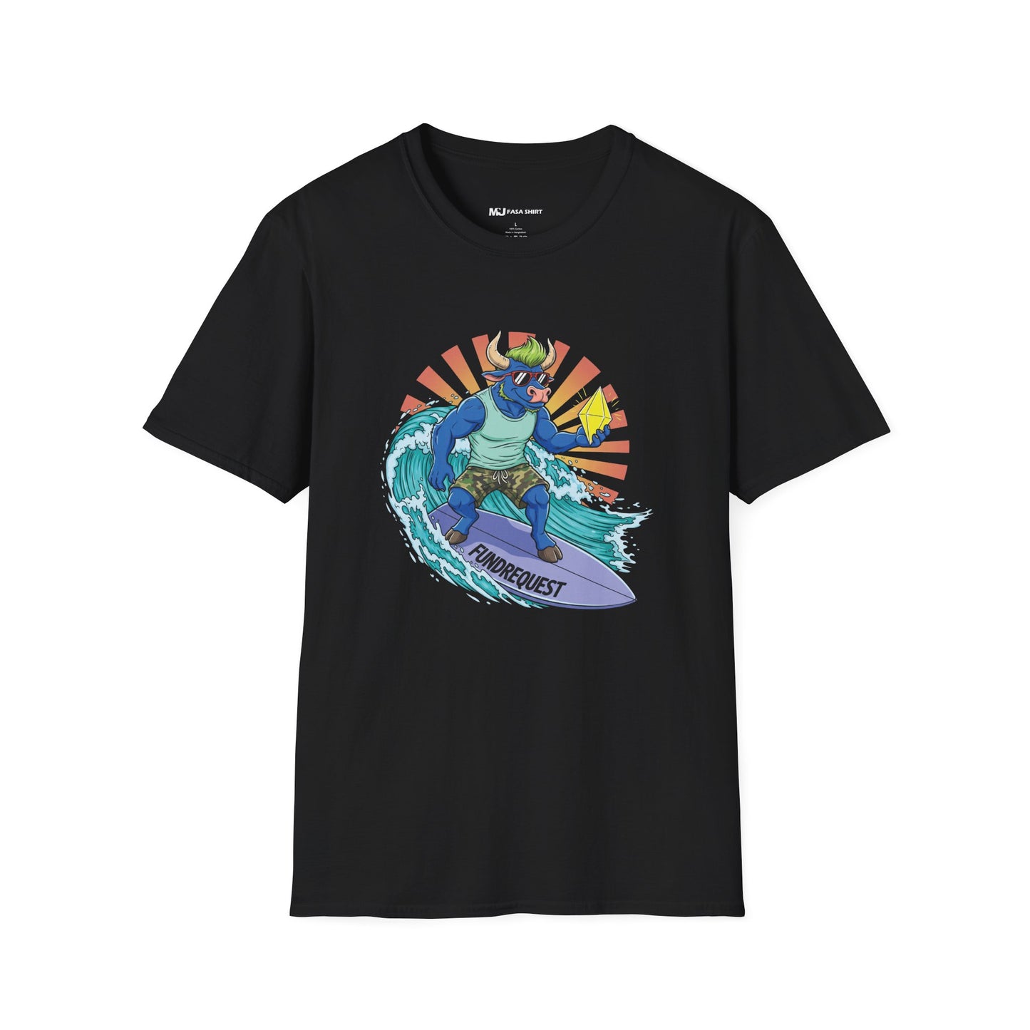 Surfing Dino T-Shirt | Fun Summer Tee for Dino Lovers