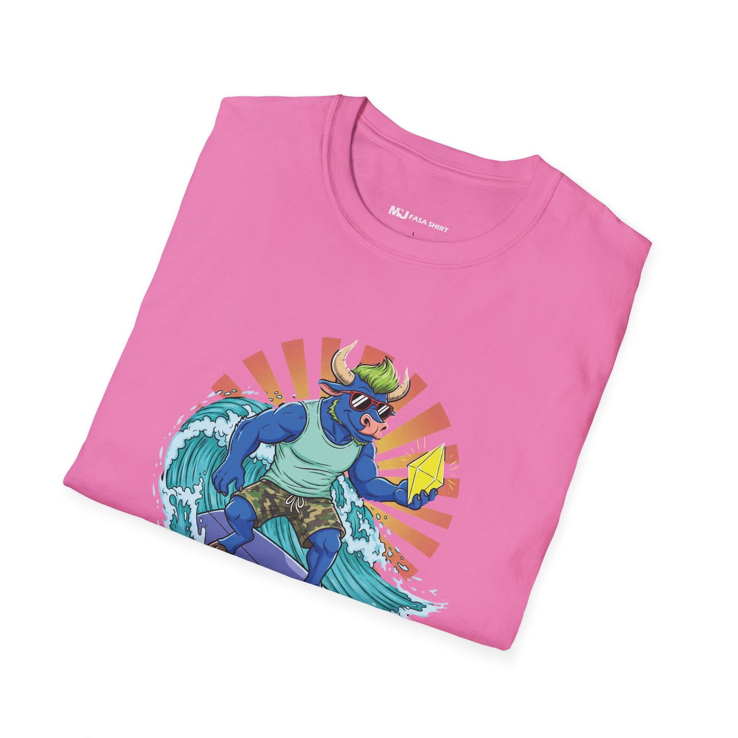 Surfing Dino T-Shirt | Fun Summer Tee for Dino Lovers