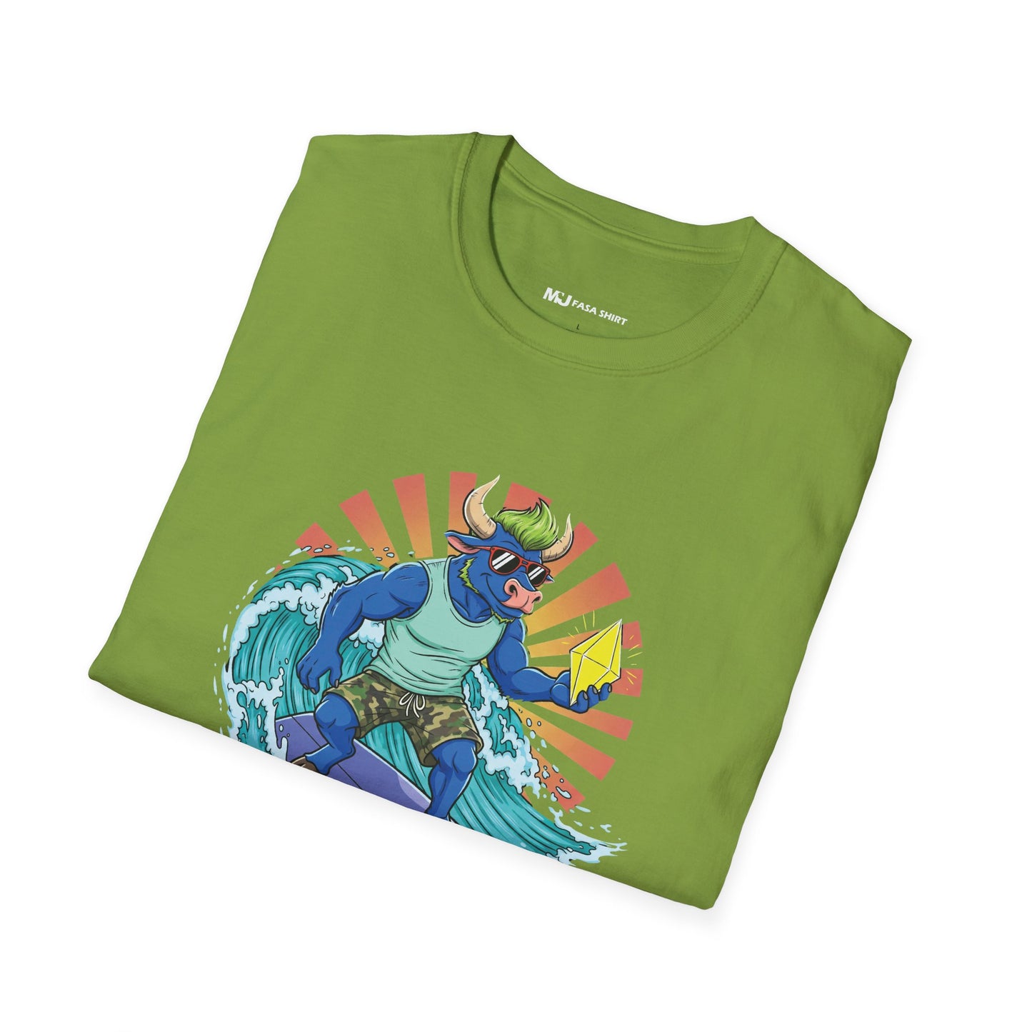 Surfing Dino T-Shirt | Fun Summer Tee for Dino Lovers
