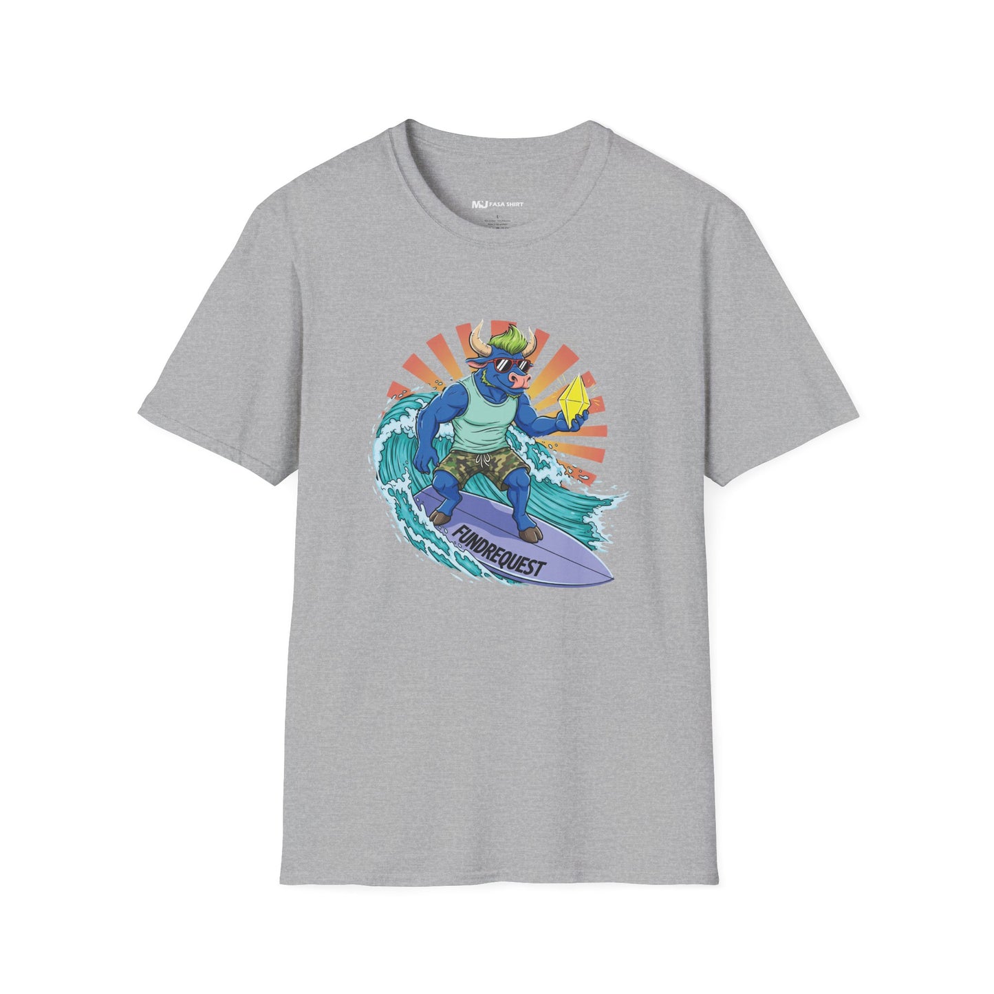 Surfing Dino T-Shirt | Fun Summer Tee for Dino Lovers