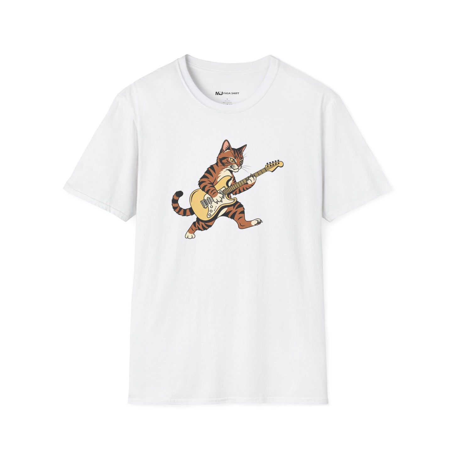 Rockin' Cat  T-Shirt | Cool Music & Pet Lover Tee