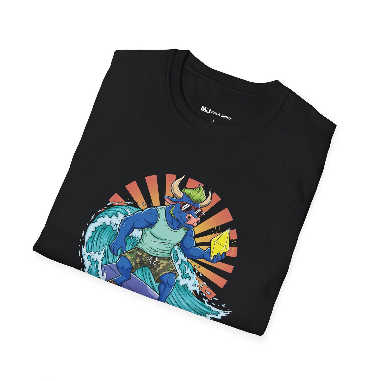 Surfing Dino T-Shirt | Fun Summer Tee for Dino Lovers
