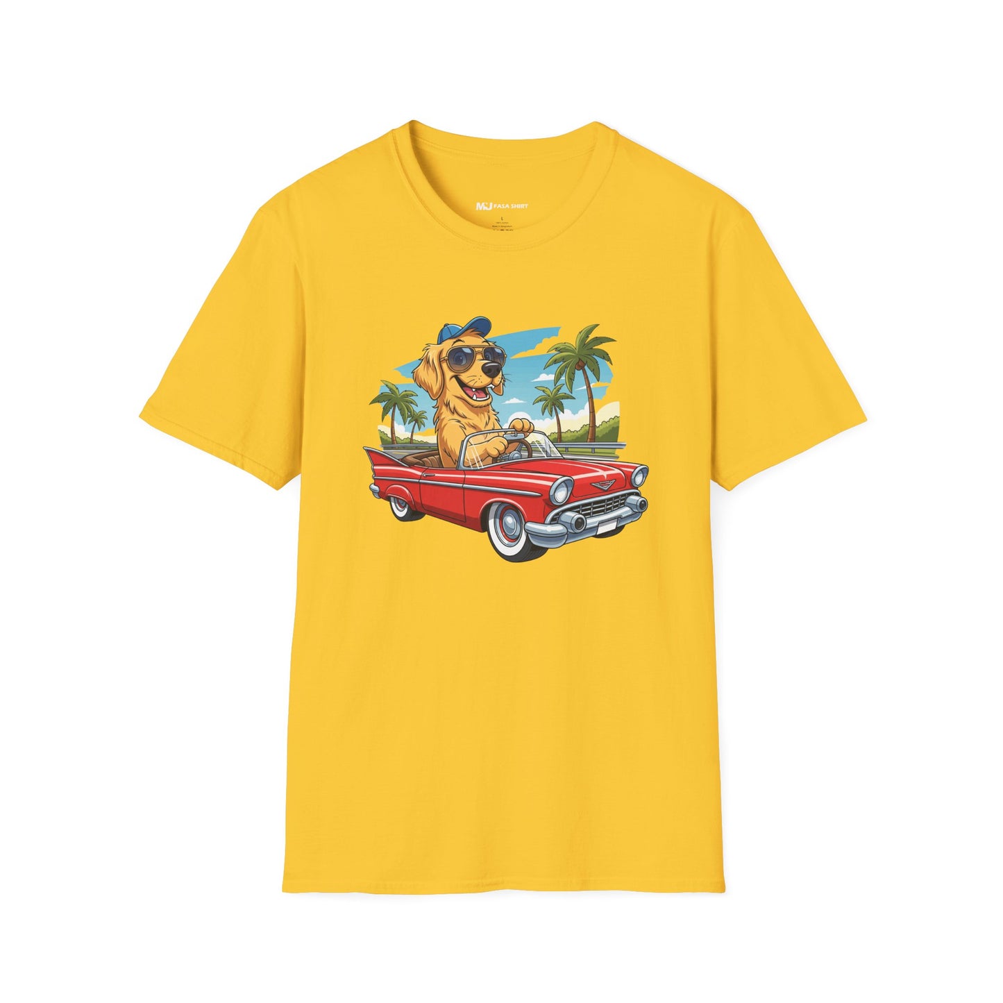 Dog Driving Car Tee