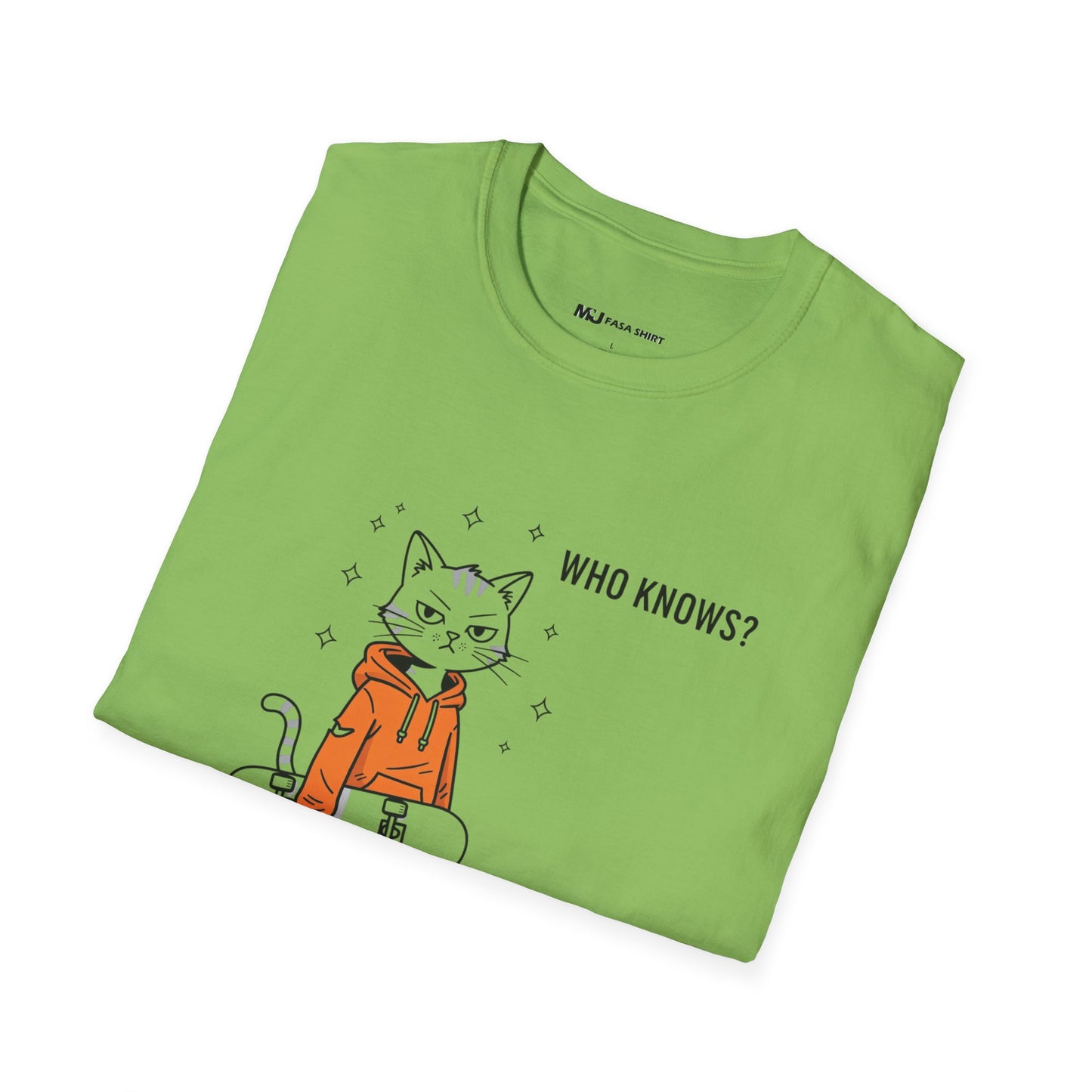 Who Knows Cat Tee