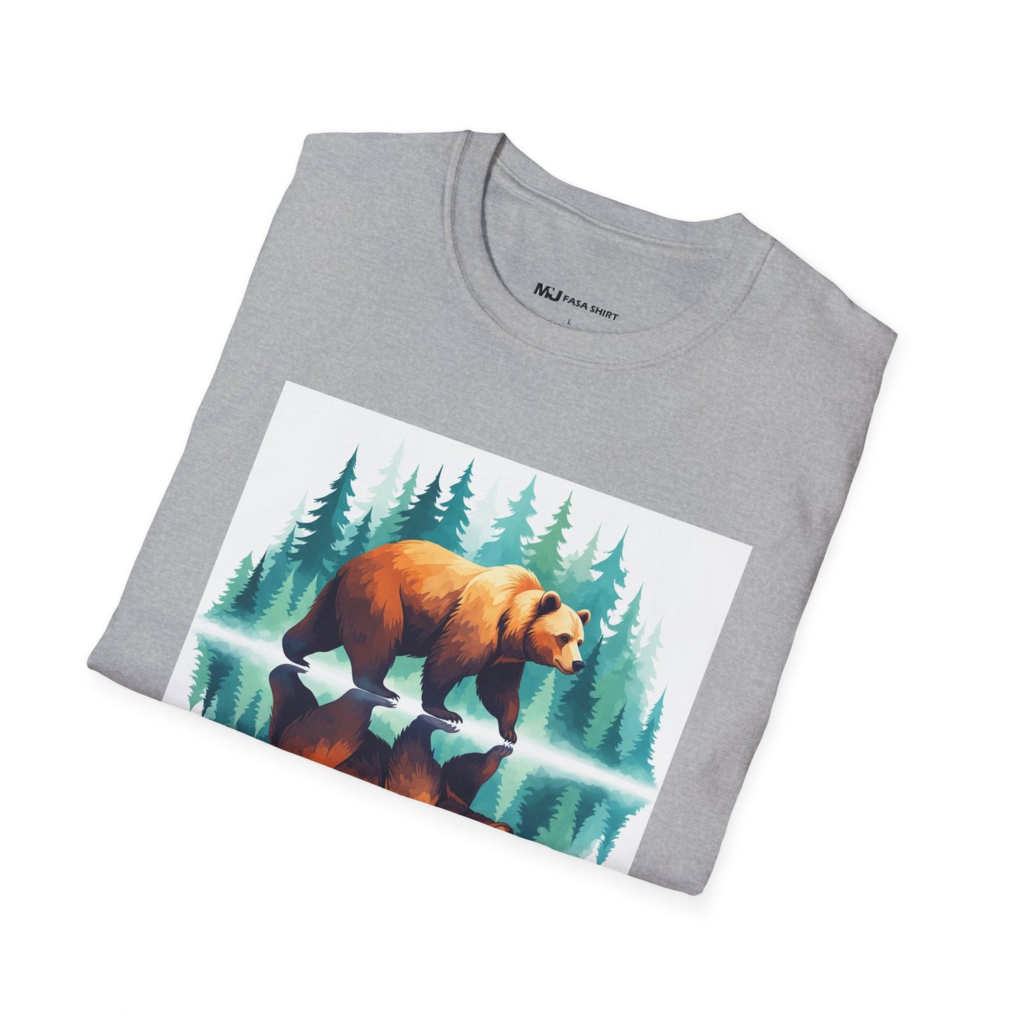 Serene Bear Reflection Tee