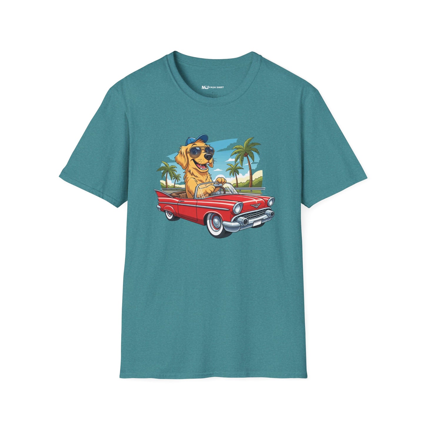 Dog Driving Car Tee