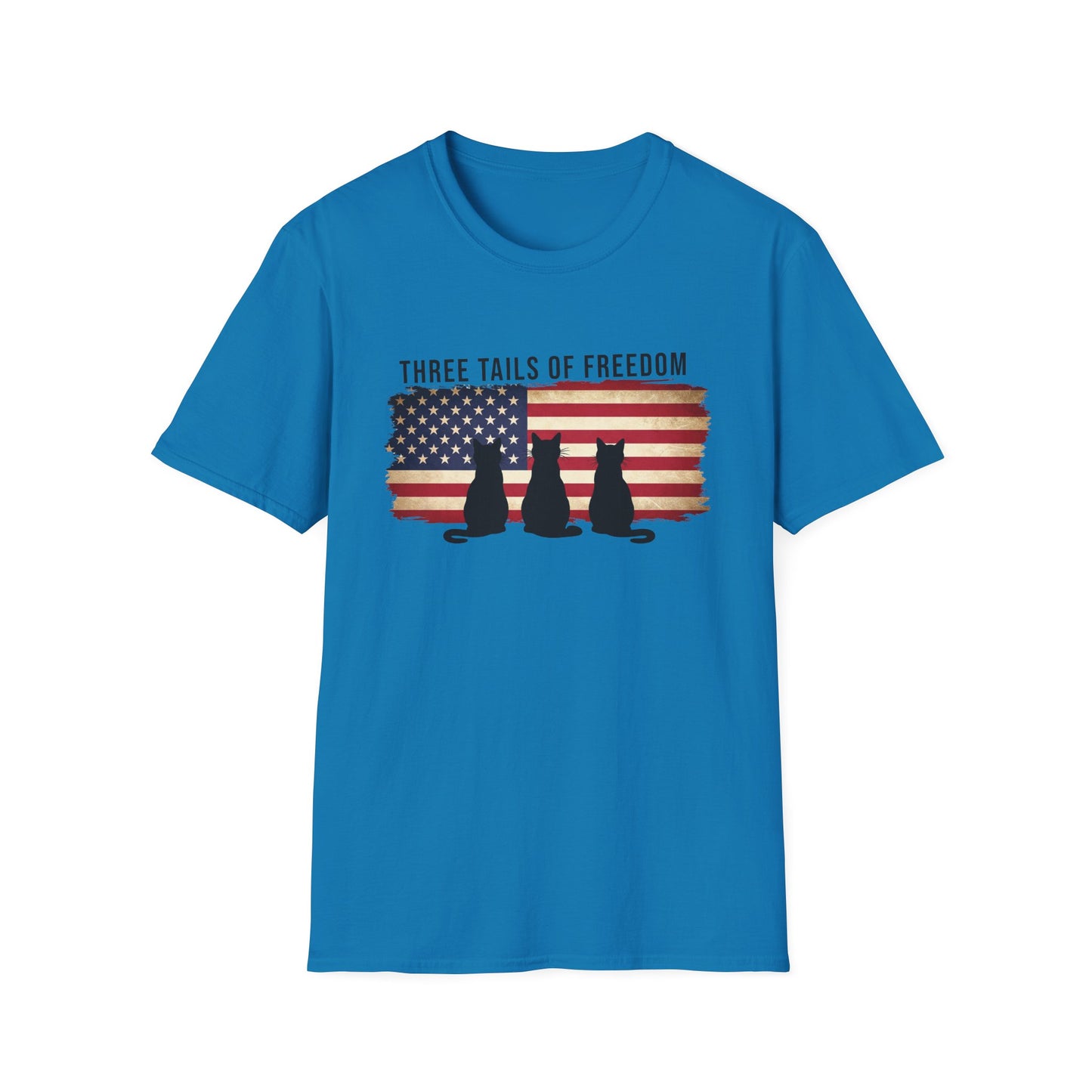 Cats and Freedom T-Shirt | Cat Lovers
