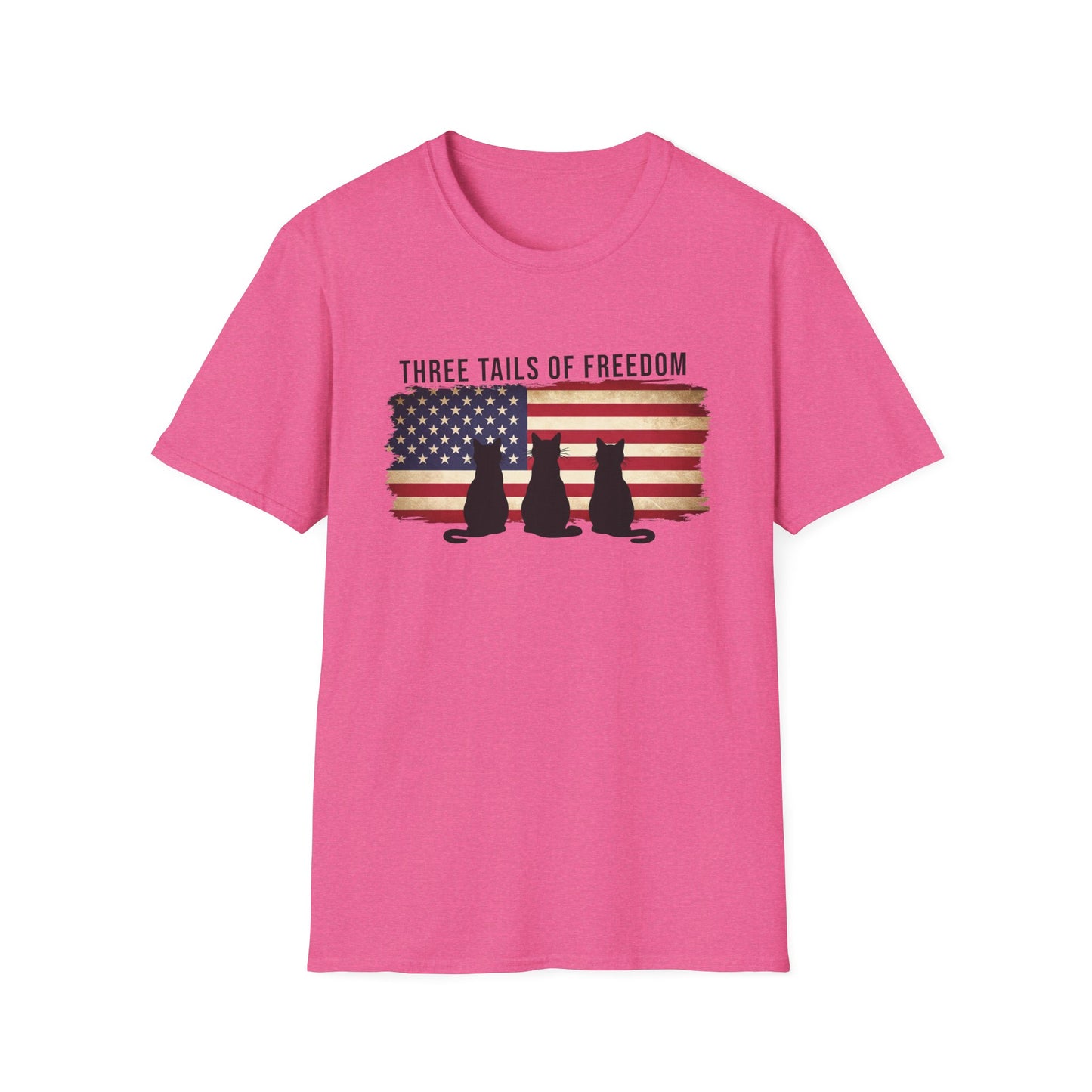 Cats and Freedom T-Shirt | Cat Lovers
