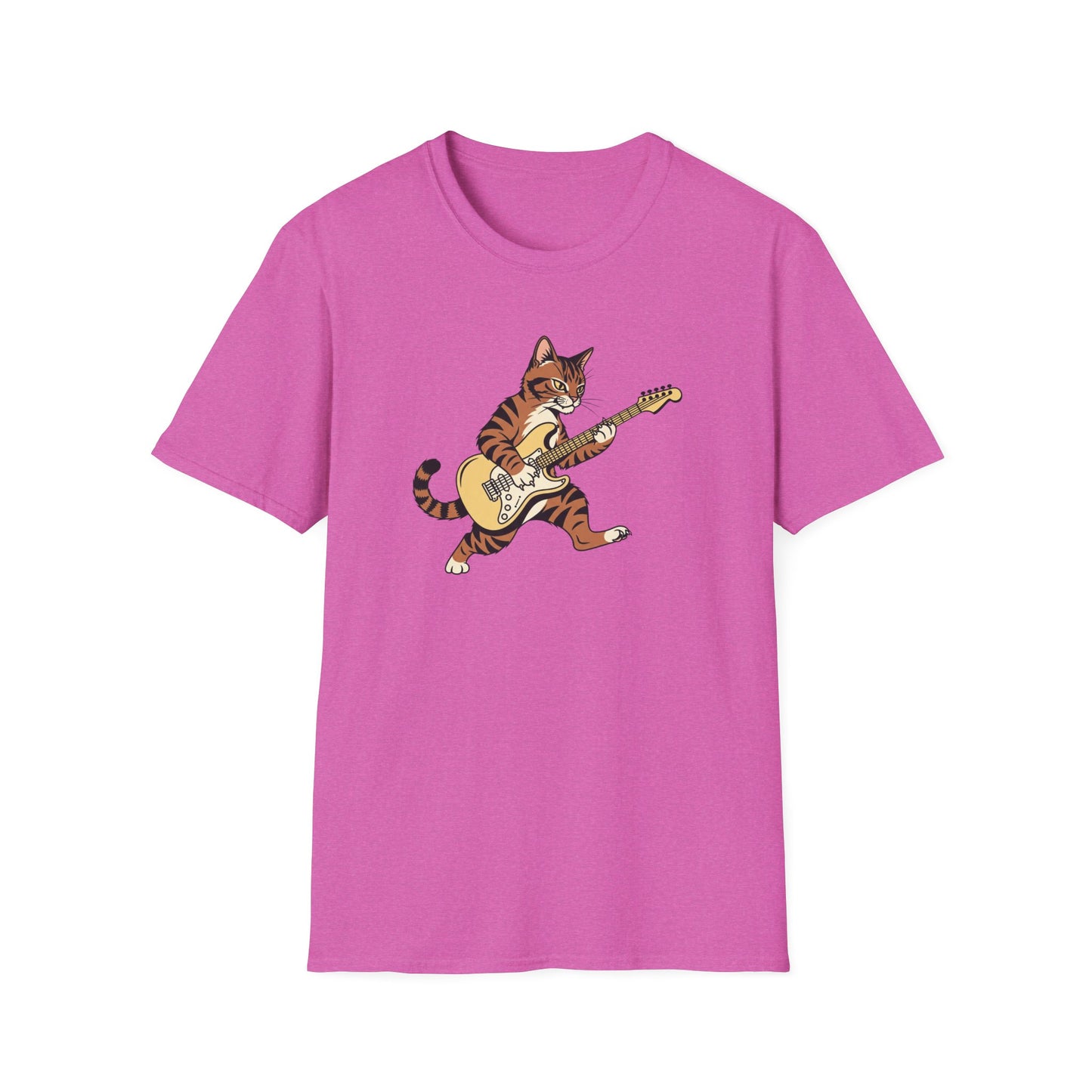 Rockin' Cat  T-Shirt | Cool Music & Pet Lover Tee