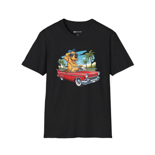 Dog Driving Car Tee