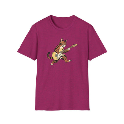 Rockin' Cat  T-Shirt | Cool Music & Pet Lover Tee