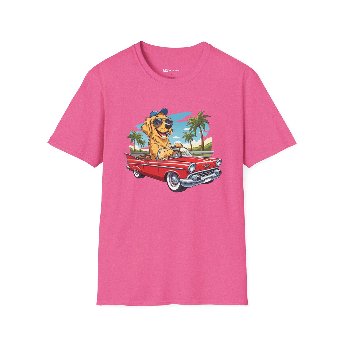 Dog Driving Car Tee