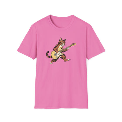 Rockin' Cat  T-Shirt | Cool Music & Pet Lover Tee