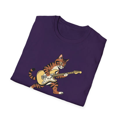 Rockin' Cat  T-Shirt | Cool Music & Pet Lover Tee
