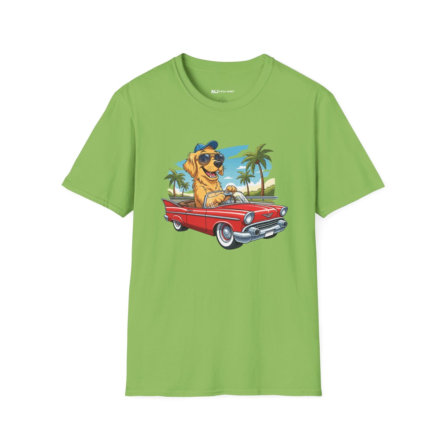 Dog Driving Car Tee