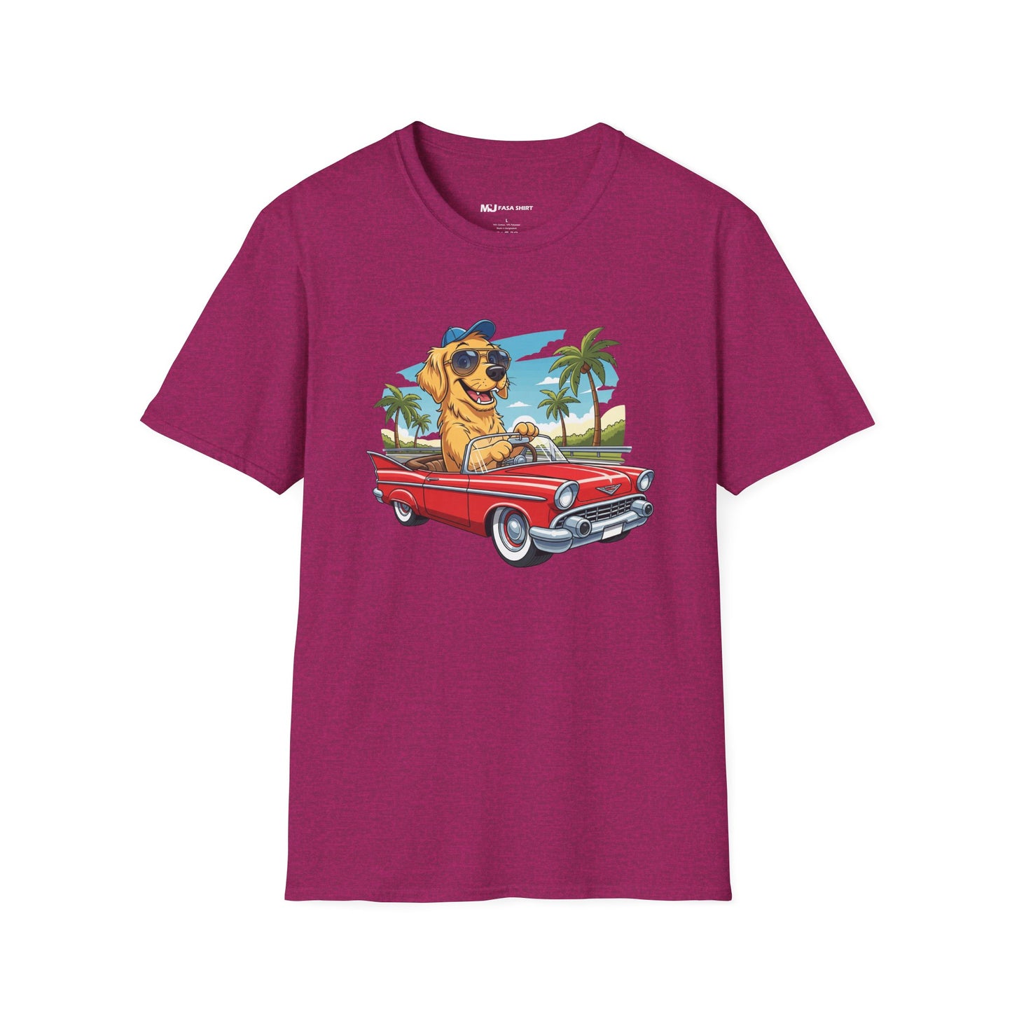 Dog Driving Car Tee