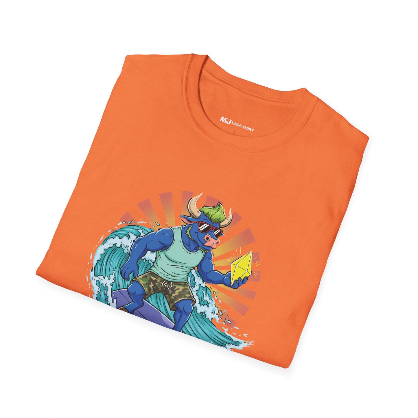 Surfing Dino T-Shirt | Fun Summer Tee for Dino Lovers
