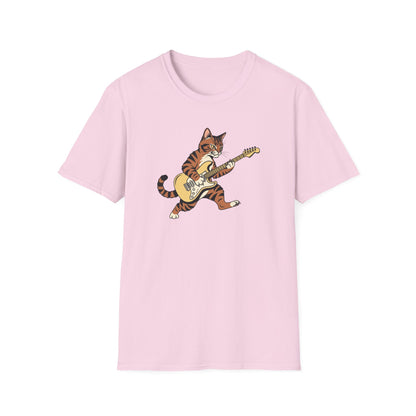Rockin' Cat  T-Shirt | Cool Music & Pet Lover Tee