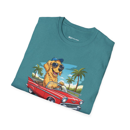 Dog Driving Car Tee