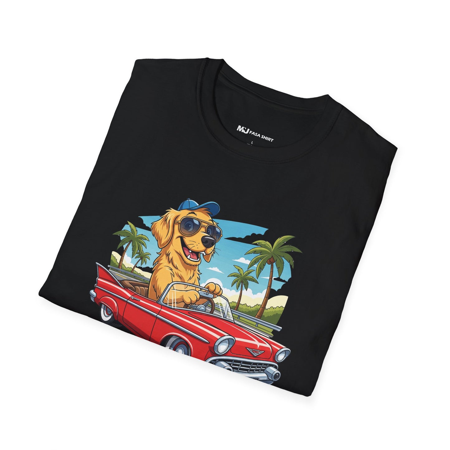 Dog Driving Car Tee
