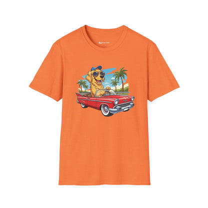 Dog Driving Car Tee