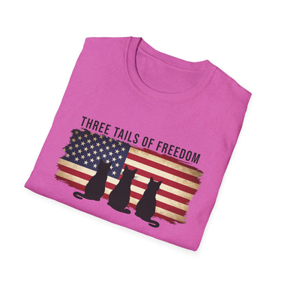 Cats and Freedom T-Shirt | Cat Lovers