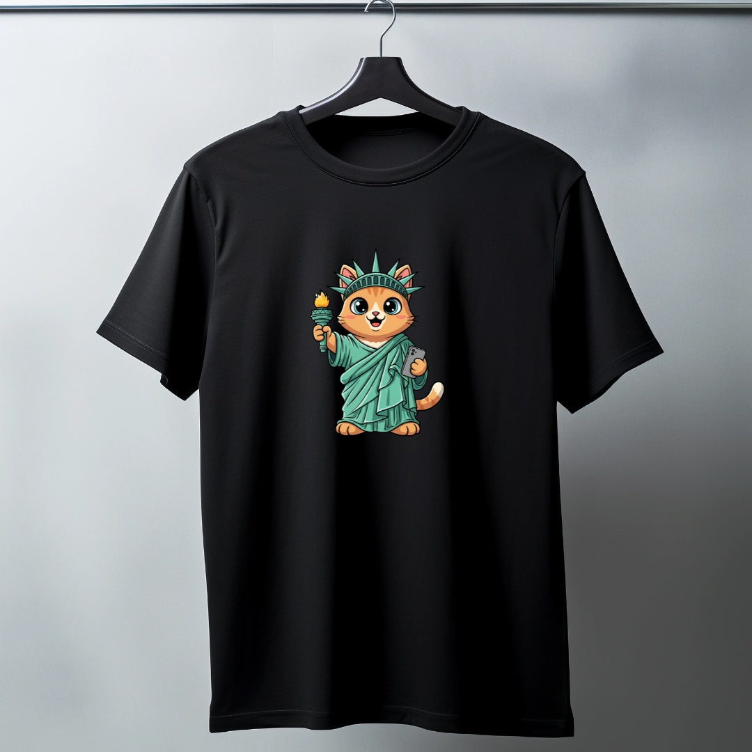 Liberty Cat Unisex T-Shirt |